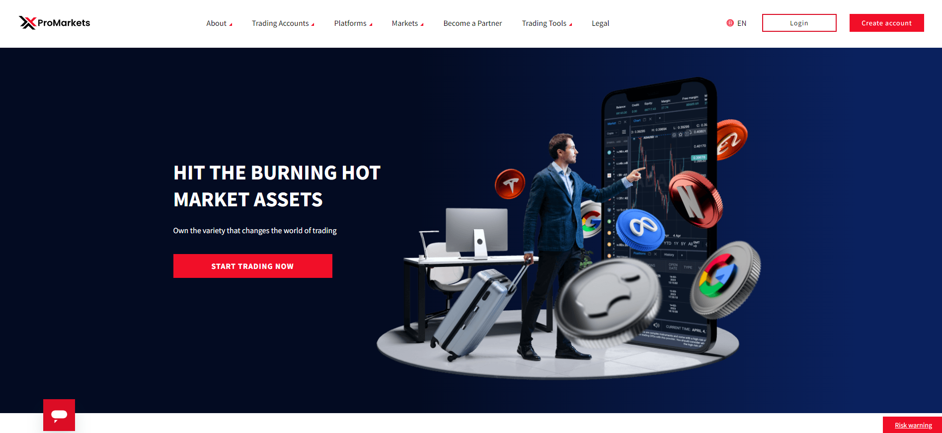 Xpromarkets Homepage