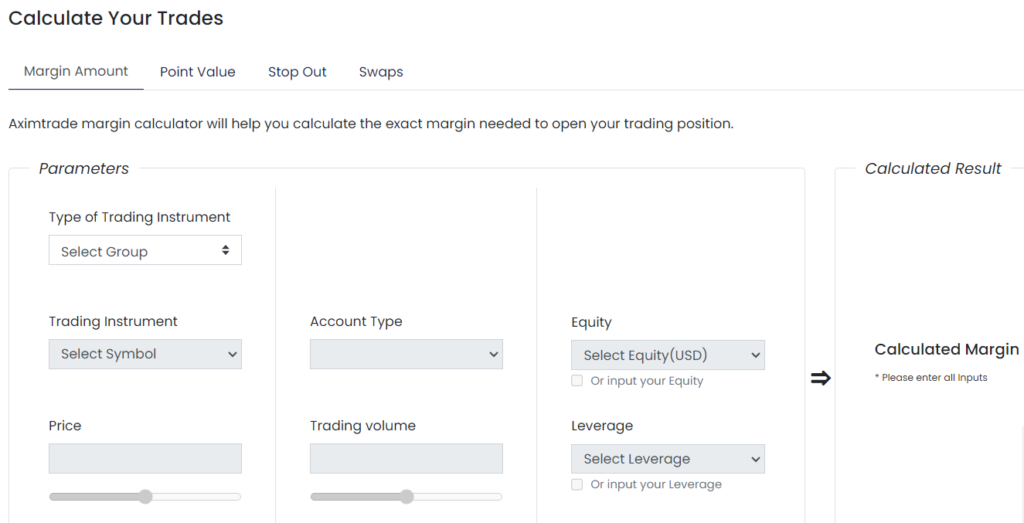 Tools and Assets Offered by AximTrade 
