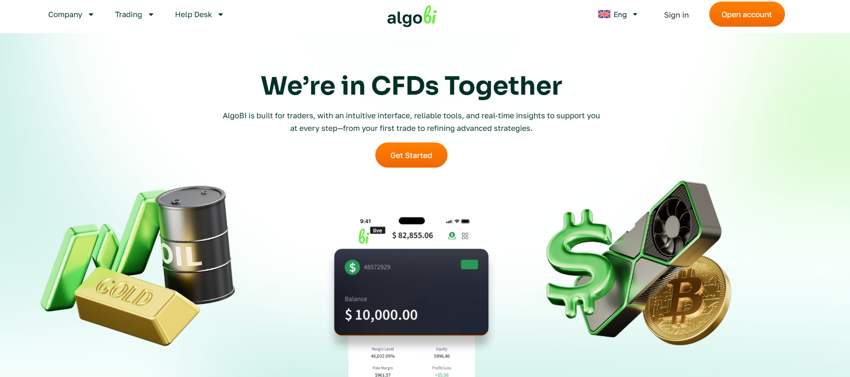 AlgoBi - CFD Trading Platform